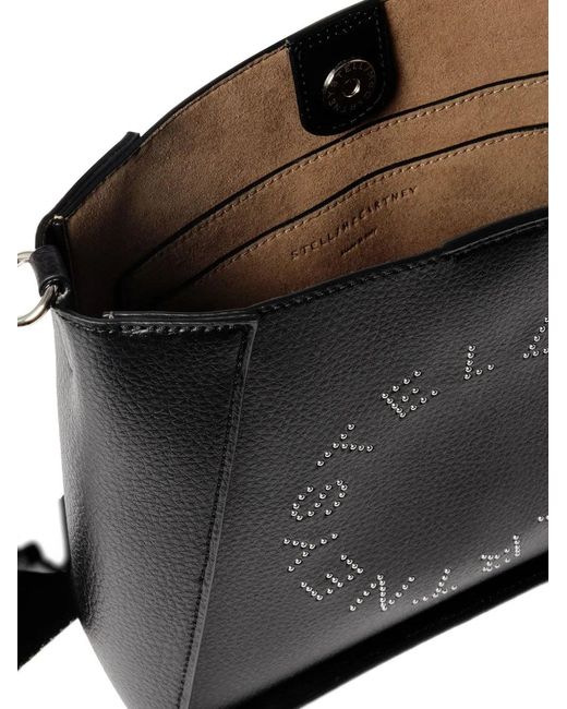 Stella McCartney Black Shoulder Bag With Logo Detail