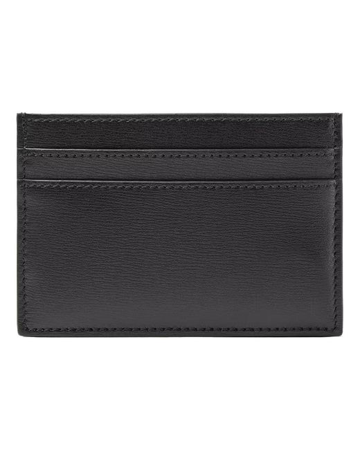 Fendi Black Card Holder "Squared Ff" for men