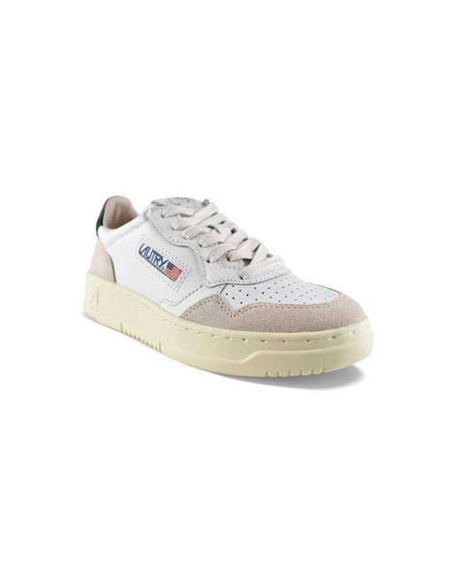 Autry White Medalist Sneakers