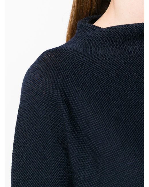 Daniela Gregis Black Wool Turtle-Neck Sweater