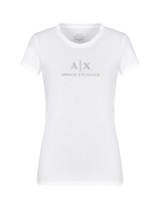 ARMANI EXCHANGE T Shirts En Polos in het White