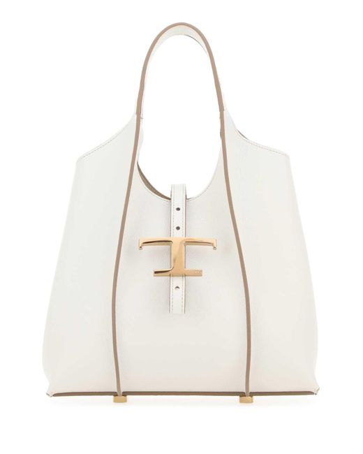 Tod's White Leather Micro Handbag