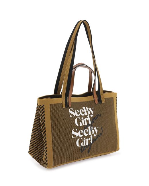 See By Chloé Brown "see By Girl Un Jour Tote