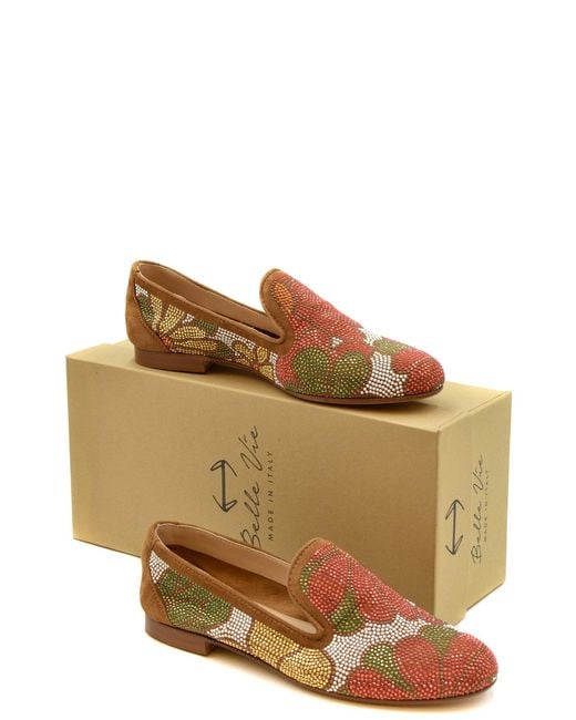 BELLE VIE Brown Moccasins