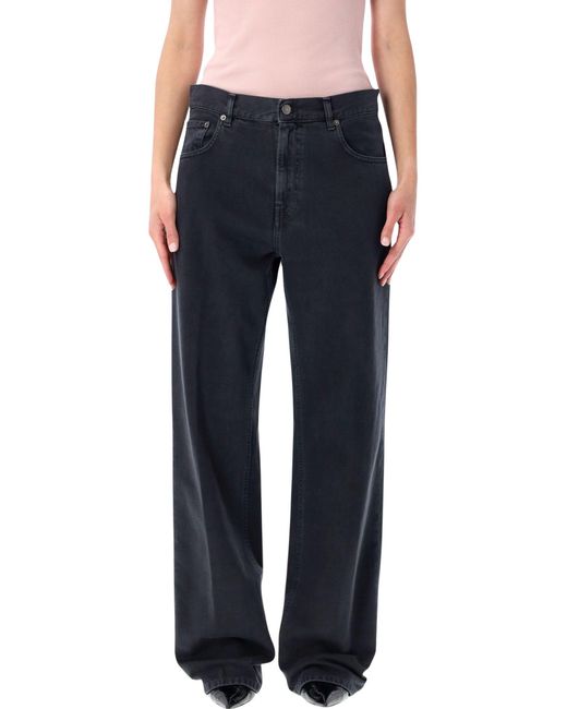 Haikure Blue The Bonnie Relaxed Straight-Leg Jeans Size 26