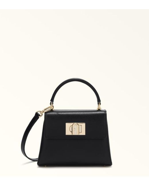 Furla Black 1927 Mini Top Handle Ares