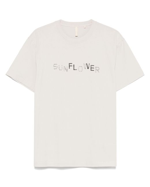 sunflower White Easy Logo Tee for men