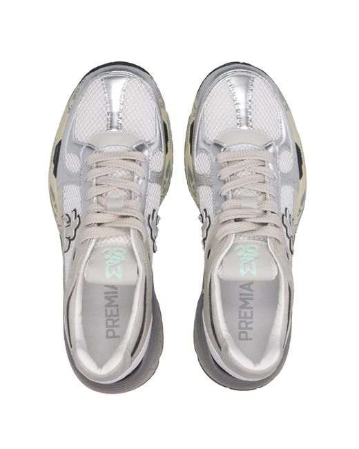 Baskets Premiata en coloris White