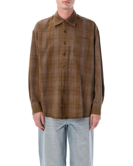 Our Legacy Brown Borrowed Shirt