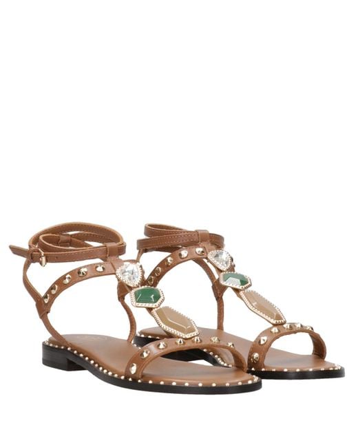 Ash Brown Sandals