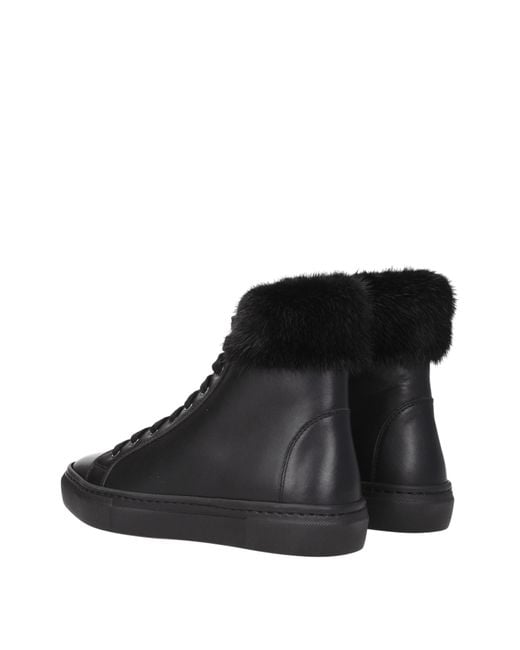 Fabiana Filippi Black Sneakers Donna Pelle Nero