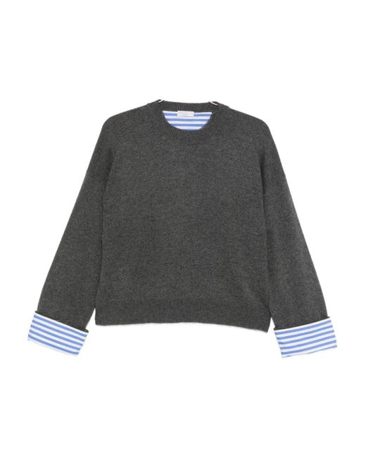 Maglia Girocollo di Brunello Cucinelli in Black