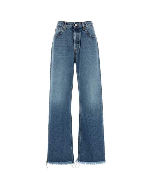 Alessandra Rich Blue Denim Jeans
