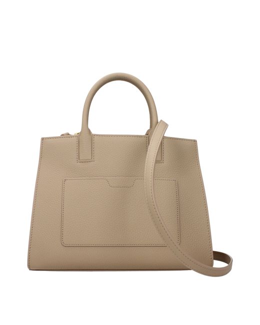 Burberry Hand Tassen Frances Vrouwen Leer Beige/haver in het Natural