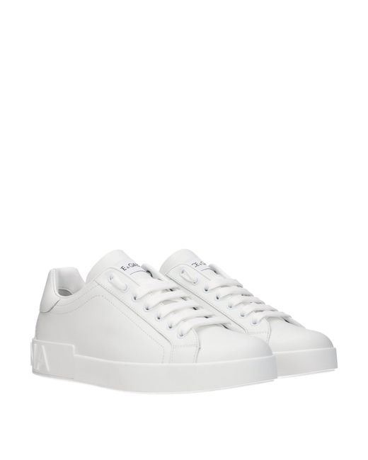 Dolce & Gabbana White Dolce&Gabbana Portofino Low Trainer for men