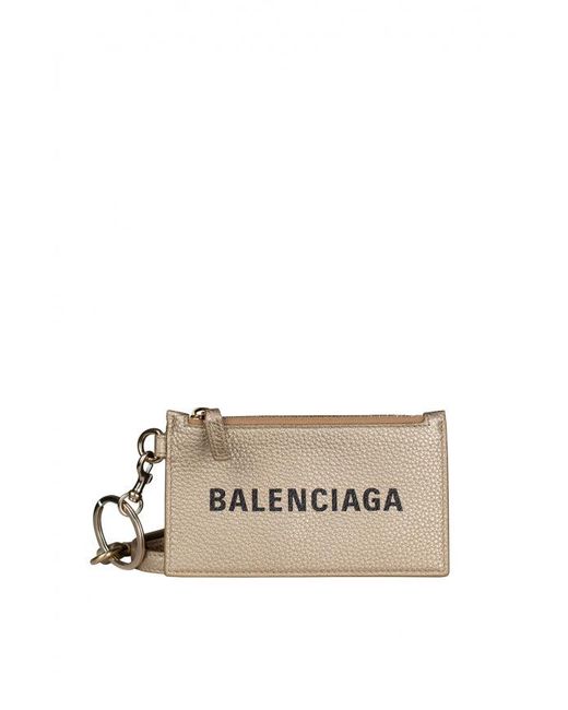 Balenciaga Kartenhalter in Metallic für Herren