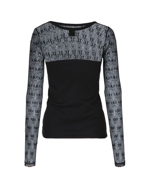Pinko Black Violinista T-Shirt Costina