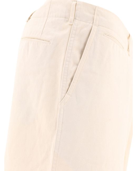 Nanamica Natural Wide Chino Trousers for men