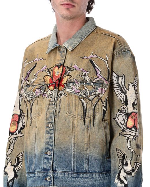 Who Decides War Blue Mini Statement Coat