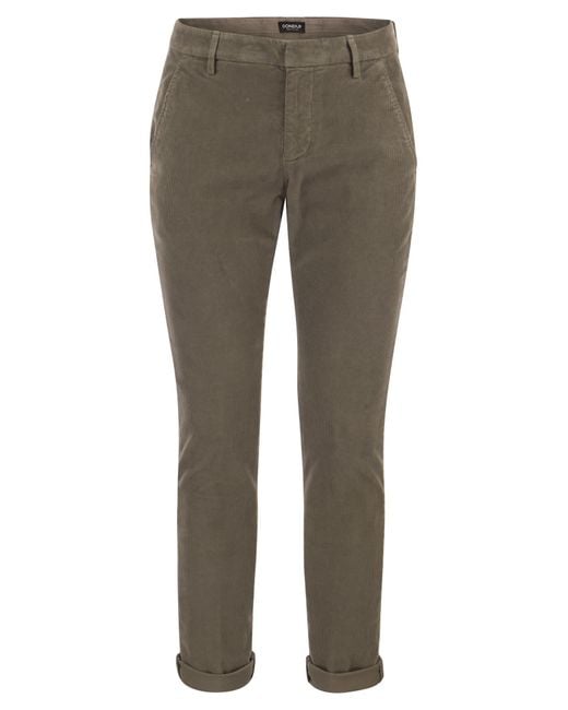 Dondup Gray Gaubert Slim Milleraies Trousers