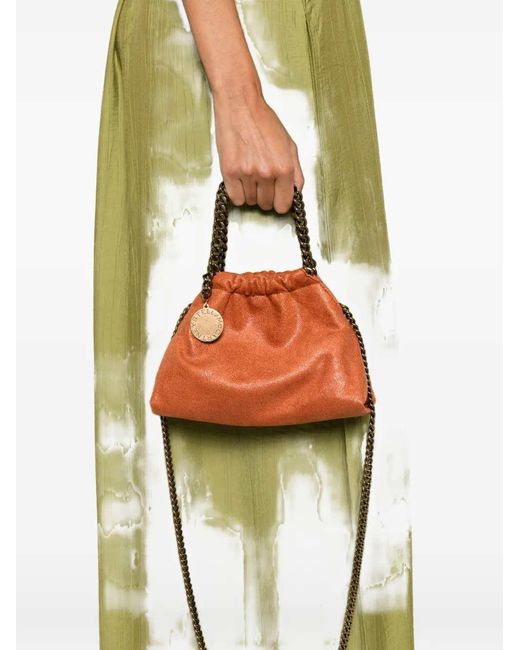 Stella McCartney Brown Falabella Mini Tote Bag