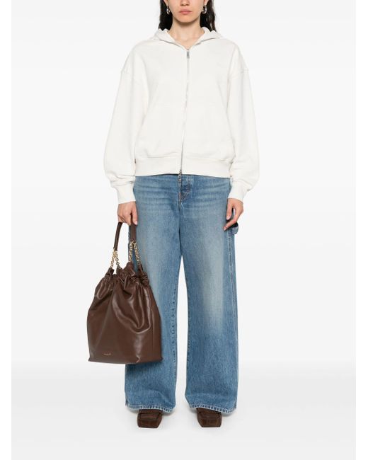 Calvin Klein Black Felpa Con Cappuccio E Zip