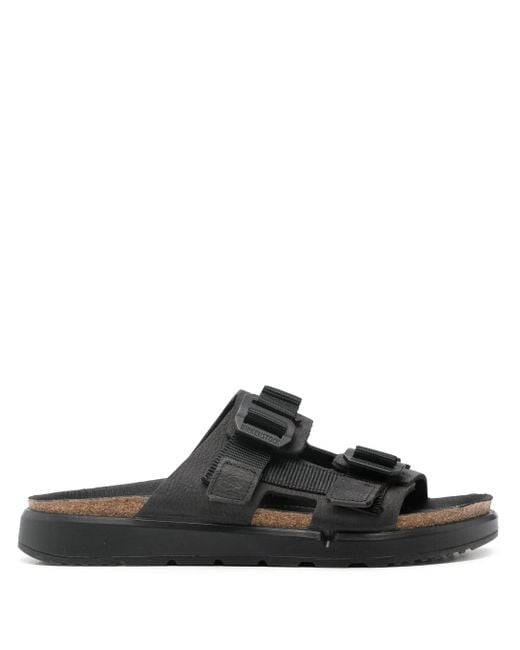 Birkenstock Black Shinjuku 2S, Nubuck Leather/Textile Shoes