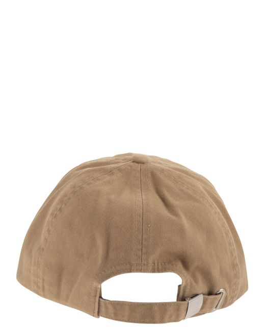Barbour Brown Cascade Sports Cap With Logo for men