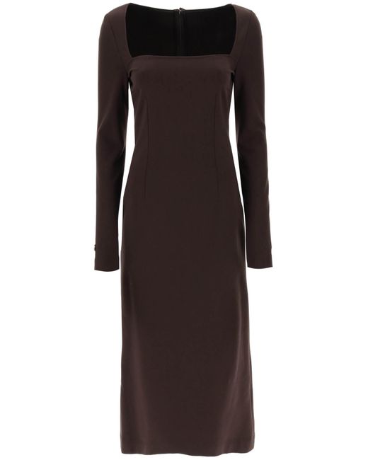 Jersey -Scheidekleid Dolce & Gabbana en coloris Black
