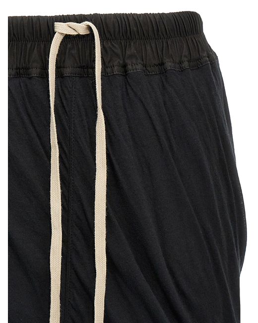 Rick Owens 'dbl Long Boxers' Bermuda Shorts in het Black voor heren