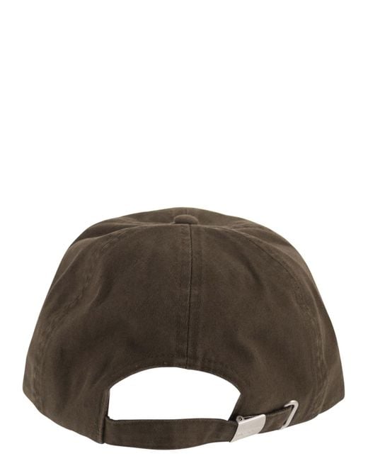 Barbour Brown Cascade Sports Cap With Logo for men
