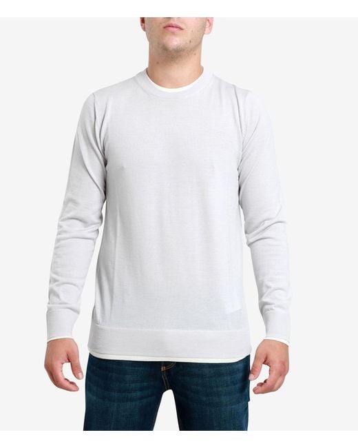 Paolo Pecora White Sweaters for men
