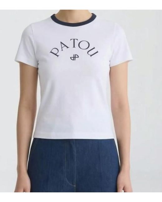 Patou Passende Jp Tshirt in het White