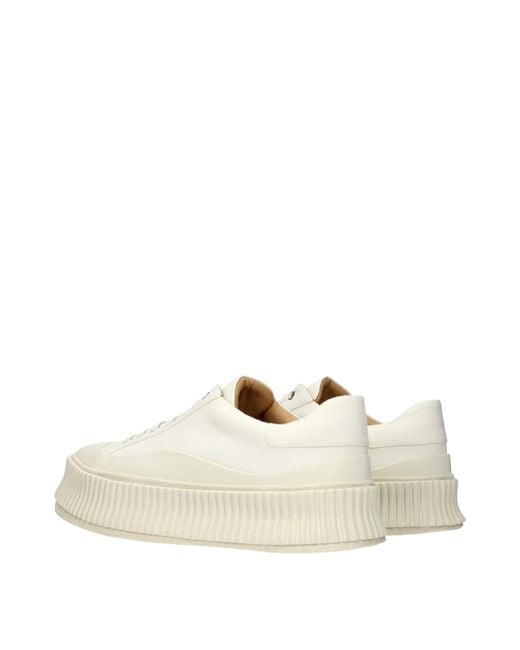 Jil Sander Natural Sneakers Fabric/Cloud