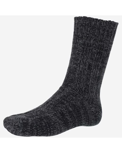 Birkenstock Black Stretch Cotton Mischmisch -Twist -Socken