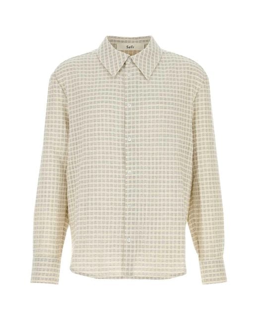 Séfr White Wes Shirt for men