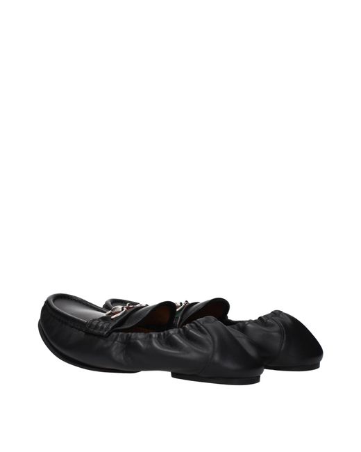 Gucci Black Loafers Leather