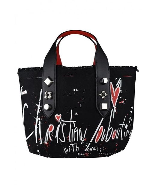 Christian Louboutin Black Kleine Einkaufstasche Frangibus