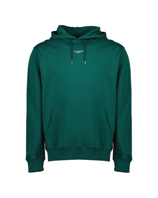 Drole de Monsieur Green Classic Slogan Hoodie