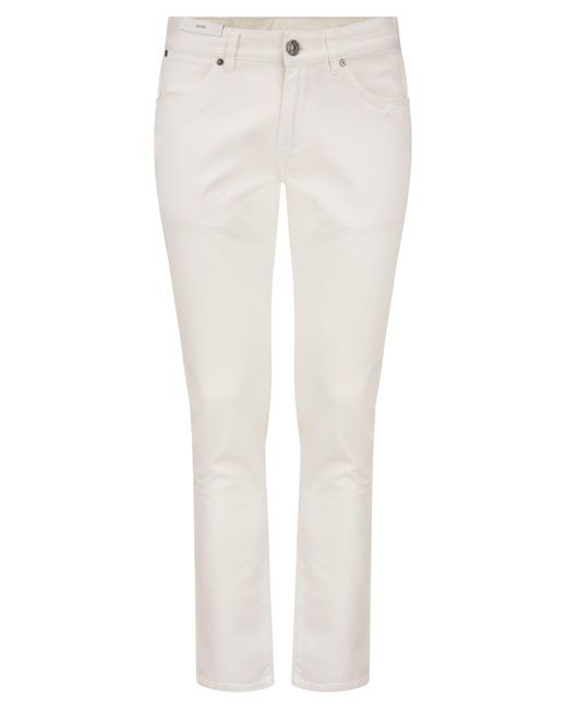 PT Torino Swing Slank Fit Jeans in het White voor heren