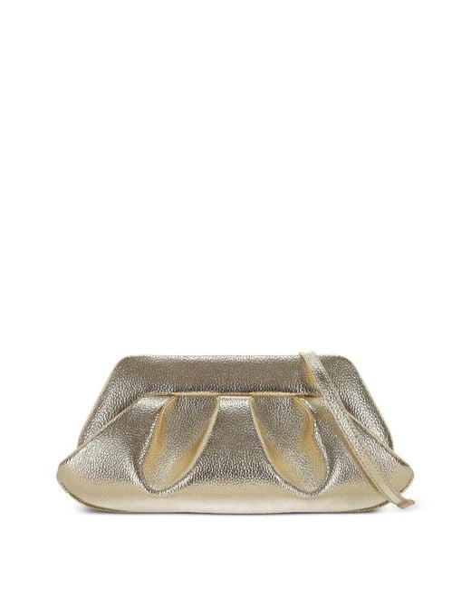 THEMOIRÈ Metallic Gea Laminated Clutch