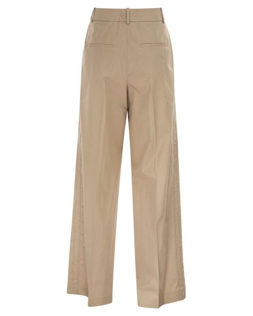 Peserico Natural Tailored Trousers