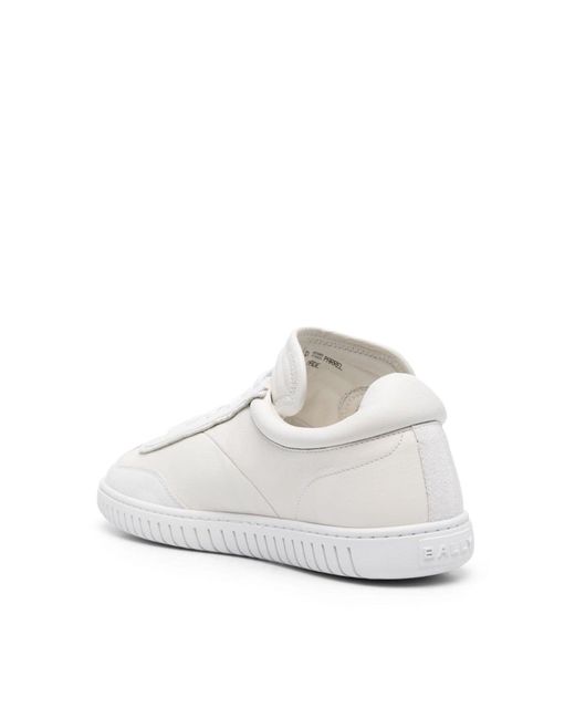 Baskets en cuir Bally pour homme en coloris White