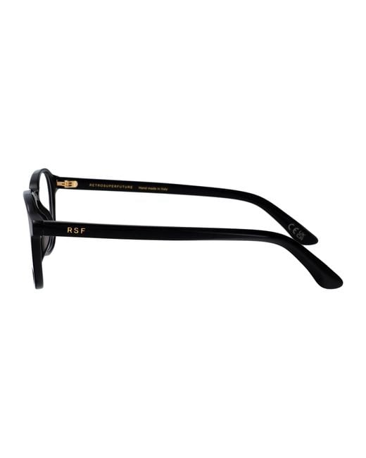 Retrosuperfuture Black Acetate Glasses