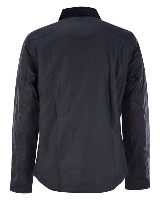 Barbour Blue Reelin Waxed Cotton Jacket for men