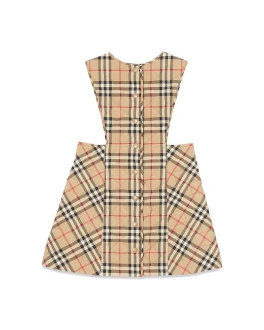 Burberry White Halima Sleeveless Dress