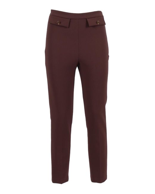 Elisabetta Franchi Red Pants