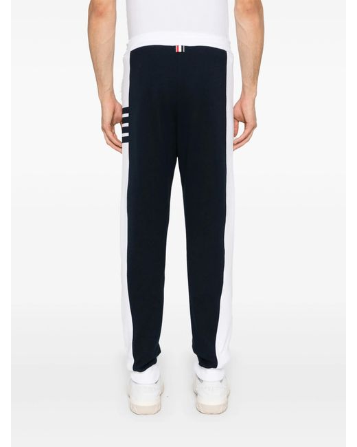 Thom Browne Black Sweatpants W/ Engineered 4 Bar for men