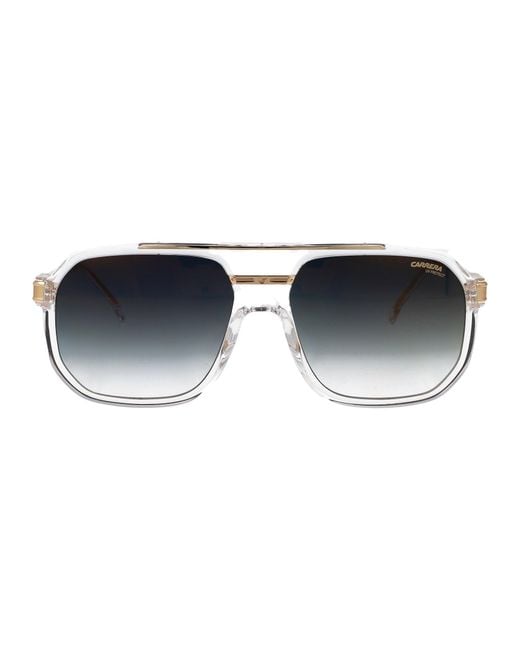 Carrera Blue Crystal Acetate Sunglasses for men
