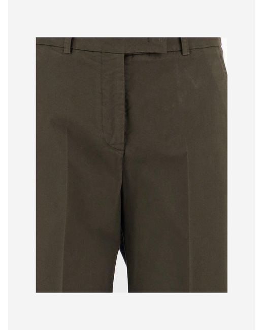 QL2 Donna Gray Stretch Cotton Pants